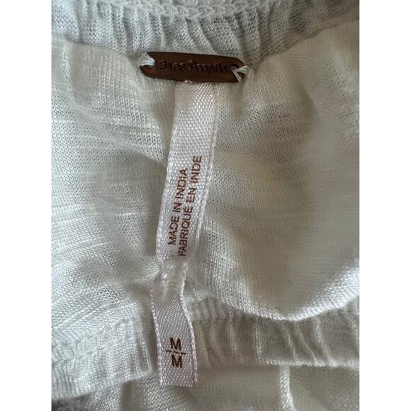 Free People Women’s Medium Boho Embroidered Strapless Tube Top Shirt - Picture 6 of 6